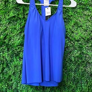 Women's Blue Sleeveless Top
